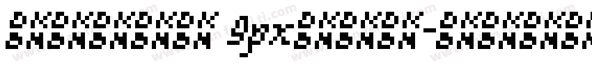 丁卯点阵体 9px手机版字体转换